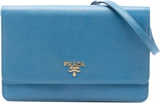 Prada Pre-owned Prada Saffiano Wallet on Strap Ladies Z1E43C477SWWZVFZ