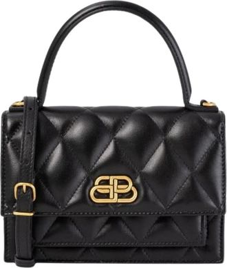 Balenciaga Pre-owned Sharp XS Handtas - Dames - Pre-owned - Zwart - Maat: ONE Size Zijde