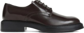 Tod's Leren Derby veterschoenen - Zwart
