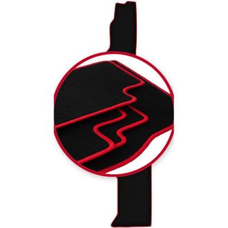 OEM Alfombrillas Carlux-red Para Vw Grand California 0 (2019-)