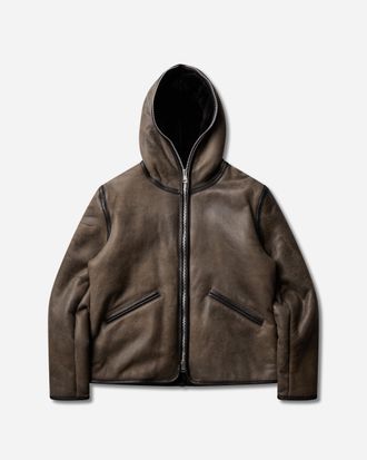 Our Legacy Men s Full Zip Jacket Smoky Black