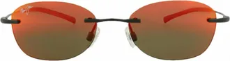 Maui Jim Round-Frame Memory Metal Sunglasses