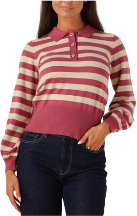 Minus Bordeaux Gebreide Pullover voor Vrouwen - Dames - Polos - Veelkleurig - L - Tops