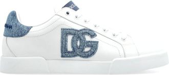 Dolce & Gabbana Schoenen, Dames, Wit, 37 EU, Leer, Sneakers Portofino