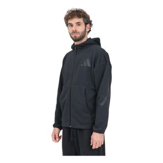 adidas Felpa con zip Z.n.e. - Heren - Sport - Zwart - Maat: XL