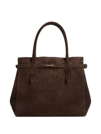Dsquared2 suede tote bag - Brown