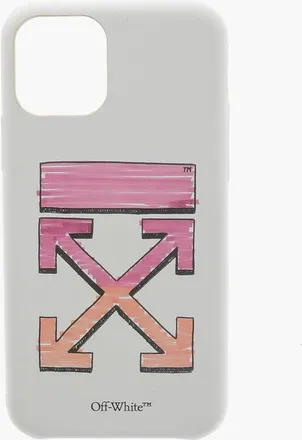 Off-white Cover for iPhone 12 with Contrast Print size One Size