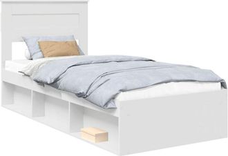 vidaXL Estructura De Cama 75 X 190 Cm Madera De Pino Macizo Vidaxl