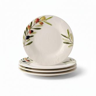 Bordallo Pinheiro Plato de Inicio Olival - Juego de 4 piezas