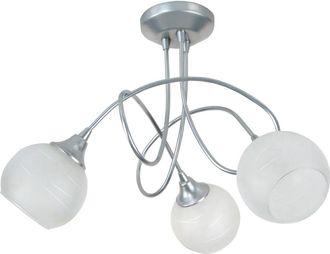 Tosel Plafón araña,aluminio a 80x d58xp58cm