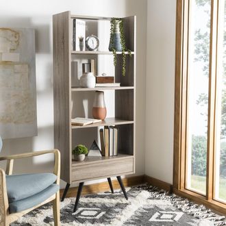 Safavieh Terrence Retro Mid Century Wood Etagere