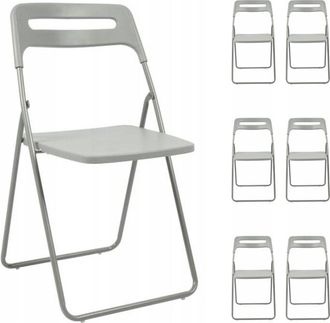 OEM Silla De Conferencia Gris Con Asa 6 Piezas Furnitex