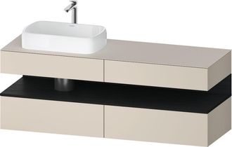 Duravit Qatego Consola Mueble Bajo Lavabo, 2 Extensiones, 2 - Duravit