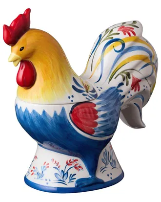 Certified International French Rooster 3D Cookie Jar