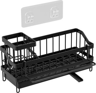 OEM Cesta Para Fregadero De Cocina, Organizador De Fregadero Con Bandeja Autoescurrible Y Soporte Para Esponja, Organizador De Almacenamiento Y Organizaci