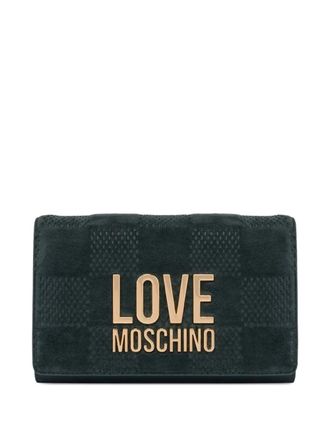Love Moschino quilted chain bag - women - Polyurethane/Polyester/Fabric/Elastane - One Size - Green