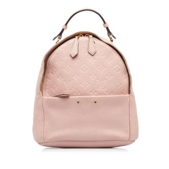 Louis Vuitton Pre-owned Backpacks, female, Pink, Size: ONE SIZE Pre-owned Leather backpacks
