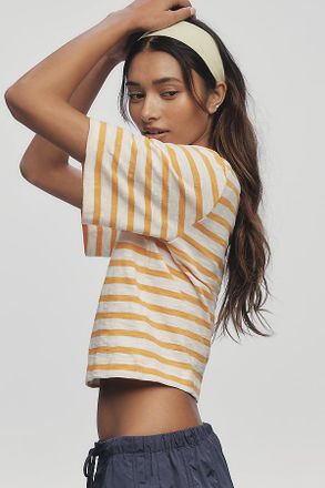 Maeve The Corey Short-Sleeve Boxy Tee by Maeve