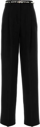 Max Mara Black Tailored Flat Front Pant