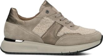 Gabor Schoenen, Dames, Bruin, 40 1/2 EU, Wol, Casual Camel Sneakers voor Dames