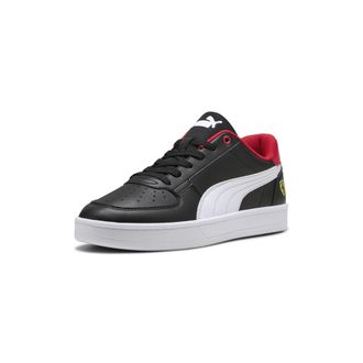 Puma Mens Ferrari Caven 2.0 Shoes, Rosso Corsa-White, 7, Black/White, 6.5 UK