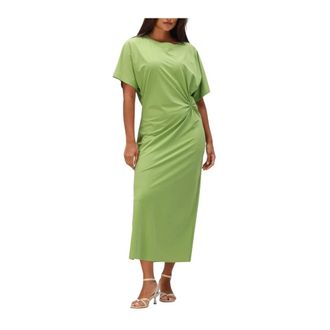 JapanTKY Lyori Maxi Dress - Dames - Casual kleedjes - Groen - M - Kleedjes