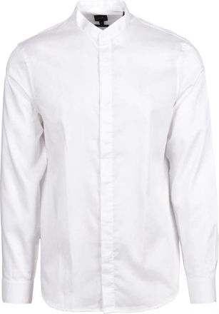 A|X Armani Exchange Camisa Coreana - Shirts - Hombre - Blanco - M