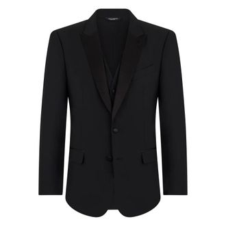 Dolce & Gabbana Martini Jacket - male - Dolce & Gabbana - Blazers - Black - 2XL - Jackets