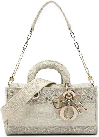 Dior Pre-owned Dior Medium Embroidered Lace 3D Macrame Lady D Joy Ladies D9FIFJTPAJUSH3HF