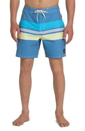 Quiksilver Original Straight Board Shorts in Riviera at Nordstrom, Size 30