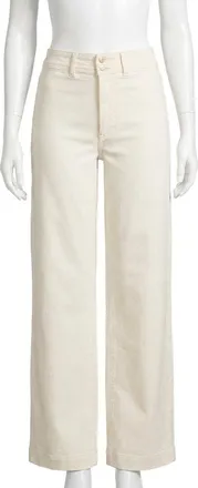 Faherty Womens Stretch Terry Harbor Pant In Egret