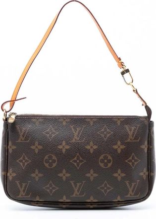 Louis Vuitton Borsa a spalla Pochette Accessoires con monogramma 2000 - Marrone