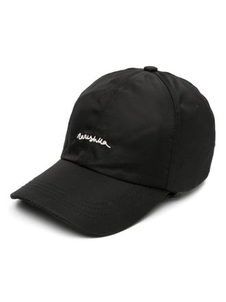 Nanushka Cappello da baseball con ricamo - Nero