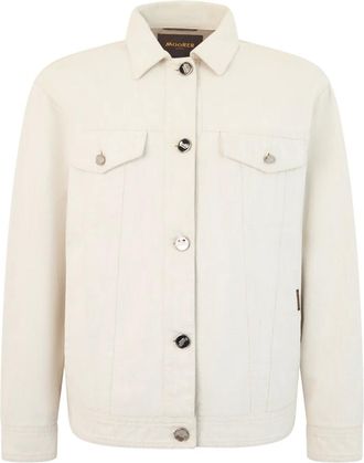 Moorer Dames, Jassen, Beige, Maat: XS Denim