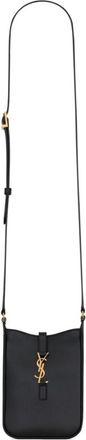 Saint Laurent Black Le 5 7 leather crossbody bag