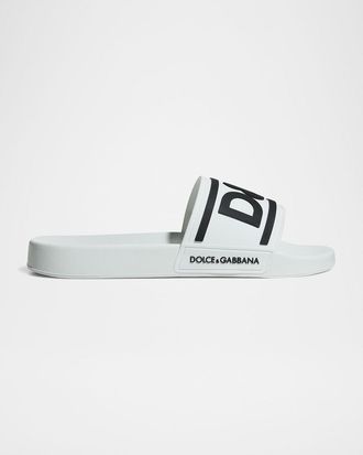 Dolce & Gabbana Men & apos;s Logo Pool Slides
