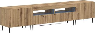 vidaXL Cabinet De Tv Led De 5 Piezas Roble Artisan Vidaxl