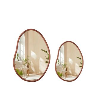 OEM Espejo De Pared, Dise&ntilde;o Asim&eacute;trico, Elemento Decorativo, Tama&ntilde;o S