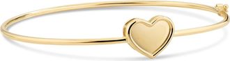 Devata Sweet Heart Bangle Bracelet in 14K Gold, 13mm in Yellow Gold at Nordstrom