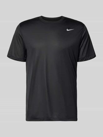 Nike T-Shirt mit Logo-Print und Rundhalsausschnitt in Black, Gr&ouml;&szlig;e XXL