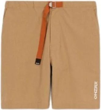 Kenzo Bermuda met Riem Zandkleurig - Heren - Korte Broeken - Bruin - XL - Katoen - Korte Broeken