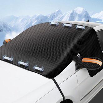 No Brand Manta Anticongelante, Funda Para Parabrisas De Invierno, 260 X 114 Cm, Manta Antihielo Para Coche, Con 6 Imanes, Para La Mayor&iacute;a De Veh&iacute;culos, Con Fra