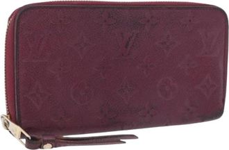 Louis Vuitton Pre-owned Lange Portemonnee - Dames - Vintage Accessoires - Rood - ONE Size - Leer - Vintage