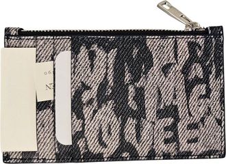 Alexander McQueen Home Coin Card Holder - Heren - Portefeuilles - Veelkleurig - ONE Size - Leer - Accessoires