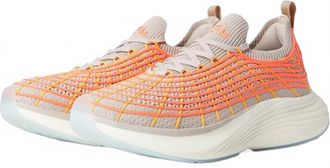 Athletic Propulsion Labs Womens Techloom Zipline Shoe In Clay/laser Red/marigold