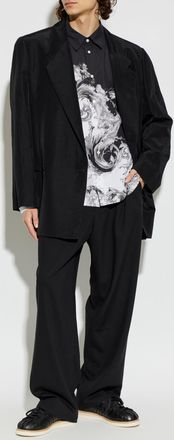 Versace Jeans Couture Shirt With barocco Print, Mens, Black