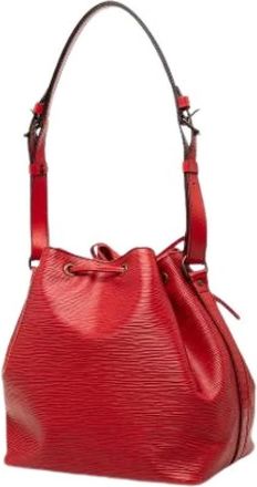 Louis Vuitton Pre-owned Petit Noe - Dames - Vintage Tas - Rood - ONE Size - Leer - Vintage