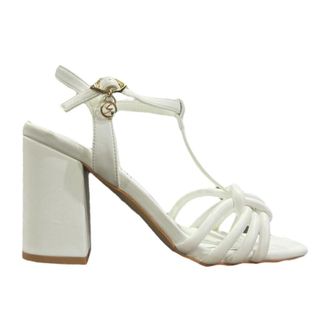 Gattinoni High Heel Sandals, female, White, 6 UK, White Flat Sandals Penca1248Wca800