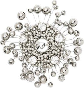 N&deg;21 Bloemenbroche - Dames - Broches - Grijs - ONE Size - Accessoires