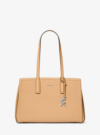 Michael Kors Laila Medium Signature Logo Tote Bag